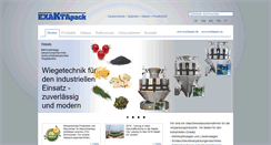 Desktop Screenshot of exaktapack.de